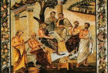 The Grove of Accademia, Plato. by Joshua Cristall, 1768-1847