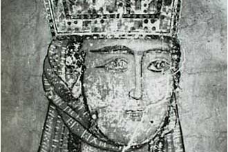 ბეთანია. თამარ მეფის პორტრეტი. XII-XIII ს