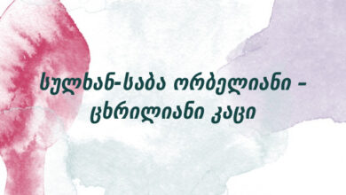 სულხან-საბა ორბელიანი – ცხრილიანი კაცი