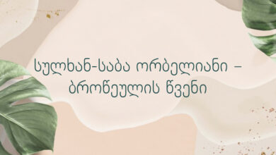 სულხან-საბა ორბელიანი – ბროწეულის წვენი