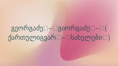 გეორგაძე – გიორგაძე – ( ქართულიგვარ – სახელები )