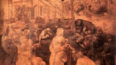 მოგვთა თაყვანისცემა - ლეონარდო და ვინჩი. The Adoration of the Magi - Leonardo da Vinci. 1481-1482