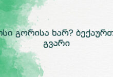 ვისი გორისა ხარ? ბექაურთა გვარი