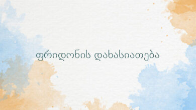 ფრიდონის დახასიათება