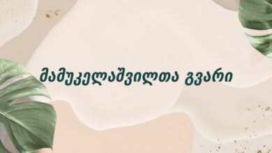 მამუკელაშვილთა გვარი