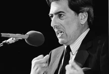 Mario Vargas Llosa at the Miami Book Fair International of 1985