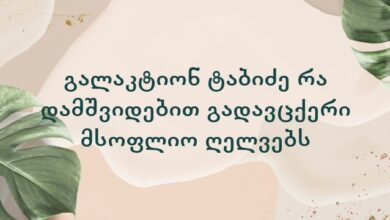 გალაკტიონ ტაბიძე რა დამშვიდებით გადავცქერი მსოფლიო ღელვებს