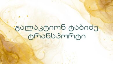 გალაკტიონ ტაბიძე ტრანსპორტი