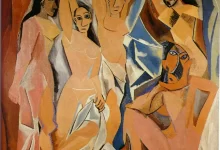 ავინიონელი ქალები - Les Demoiselles d'Avignon, 1907; Pablo Picasso
