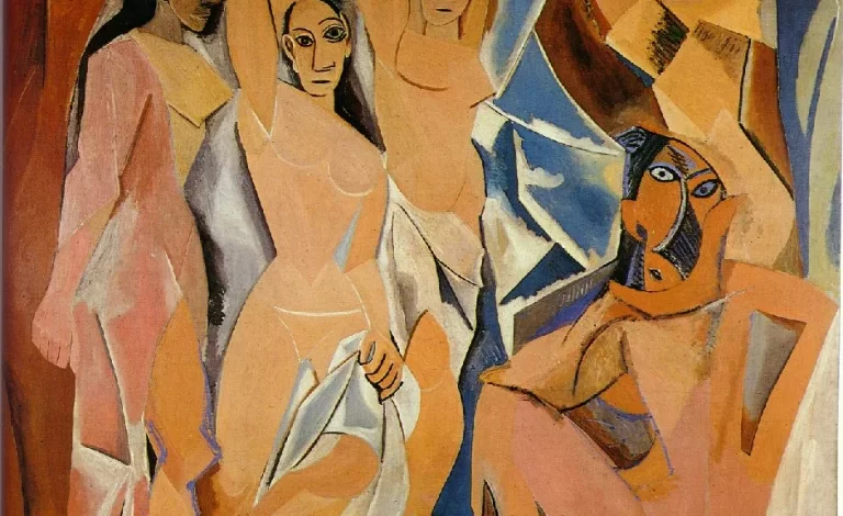 ავინიონელი ქალები - Les Demoiselles d'Avignon, 1907; Pablo Picasso