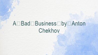 A Bad Business by Anton Chekhov