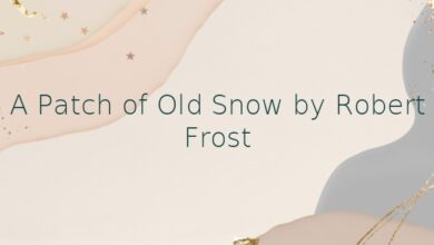 A Patch of Old Snow by Robert Frost