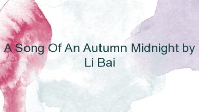 A Song Of An Autumn Midnight by Li Bai