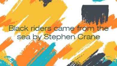 Black riders came from the sea by Stephen Crane