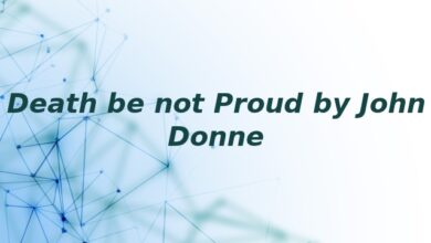 Death be not Proud by John Donne