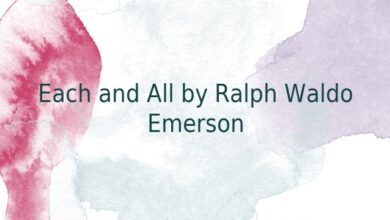 Each and All by Ralph Waldo Emerson