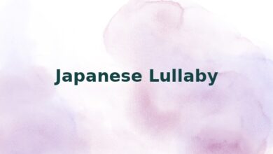 Japanese Lullaby
