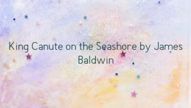 King Canute on the Seashore by James Baldwin