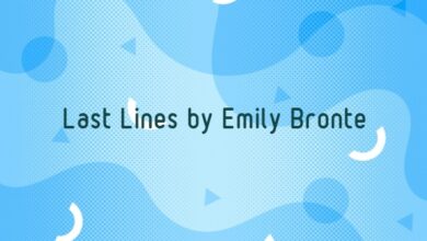 Last Lines by Emily Bronte