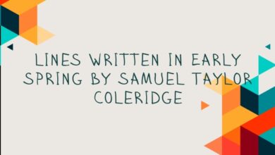Lines Written in Early Spring by Samuel Taylor Coleridge