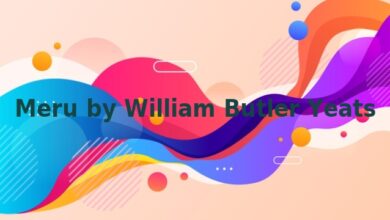 Meru by William Butler Yeats