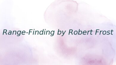 Range-Finding by Robert Frost