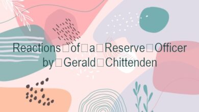 Reactions of a Reserve Officer by Gerald Chittenden