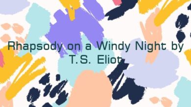 Rhapsody on a Windy Night by T.S. Eliot