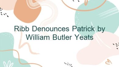 Ribb Denounces Patrick by William Butler Yeats