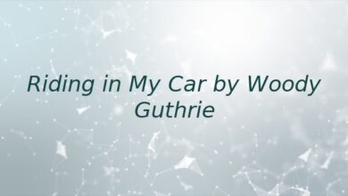 Riding in My Car by Woody Guthrie