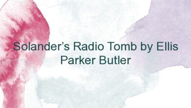 Solander’s Radio Tomb by Ellis Parker Butler