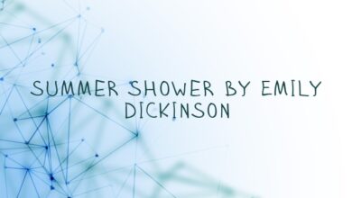Summer Shower by Emily Dickinson