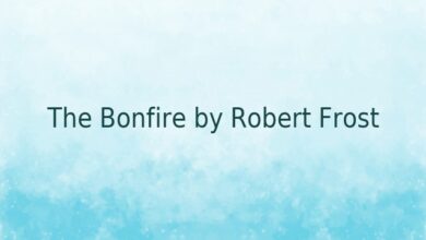 The Bonfire by Robert Frost