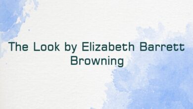 The Look by Elizabeth Barrett Browning