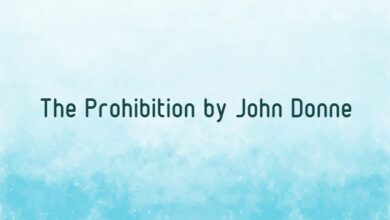 The Prohibition by John Donne