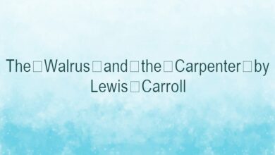 The Walrus and the Carpenter by Lewis Carroll