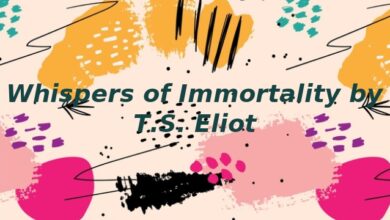 Whispers of Immortality by T.S. Eliot