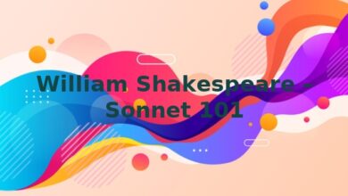 William Shakespeare – Sonnet 101