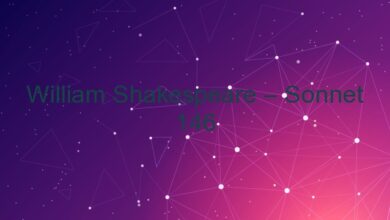 William Shakespeare – Sonnet 146