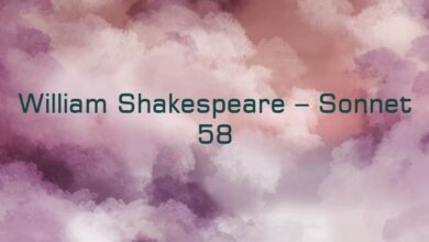 William Shakespeare – Sonnet 58