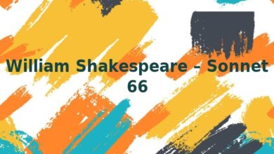 William Shakespeare – Sonnet 66