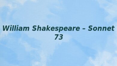 William Shakespeare – Sonnet 73
