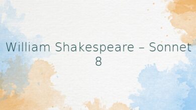 William Shakespeare – Sonnet 8