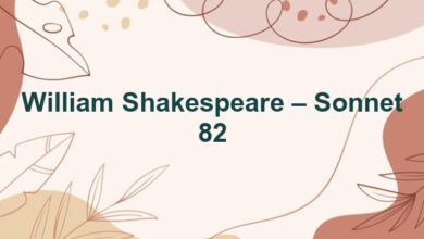 William Shakespeare – Sonnet 82