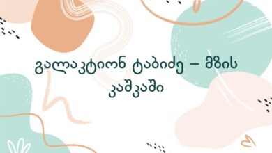 გალაკტიონ ტაბიძე – მზის კაშკაში