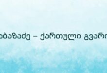 აბაზაძე – ქართული გვარი