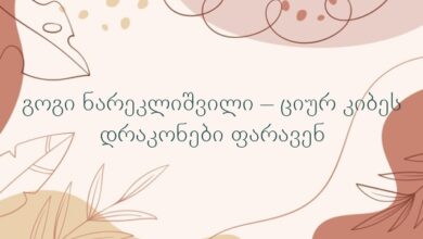 გოგი ნარეკლიშვილი – ციურ კიბეს დრაკონები ფარავენ
