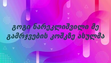გოგი ნარეკლიშვილი მე გამრჯვების კოშკზე ასულმა