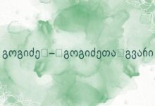 გოგიძე – გოგიძეთა გვარი