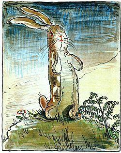 The Velveteen Rabbit is happy and loved